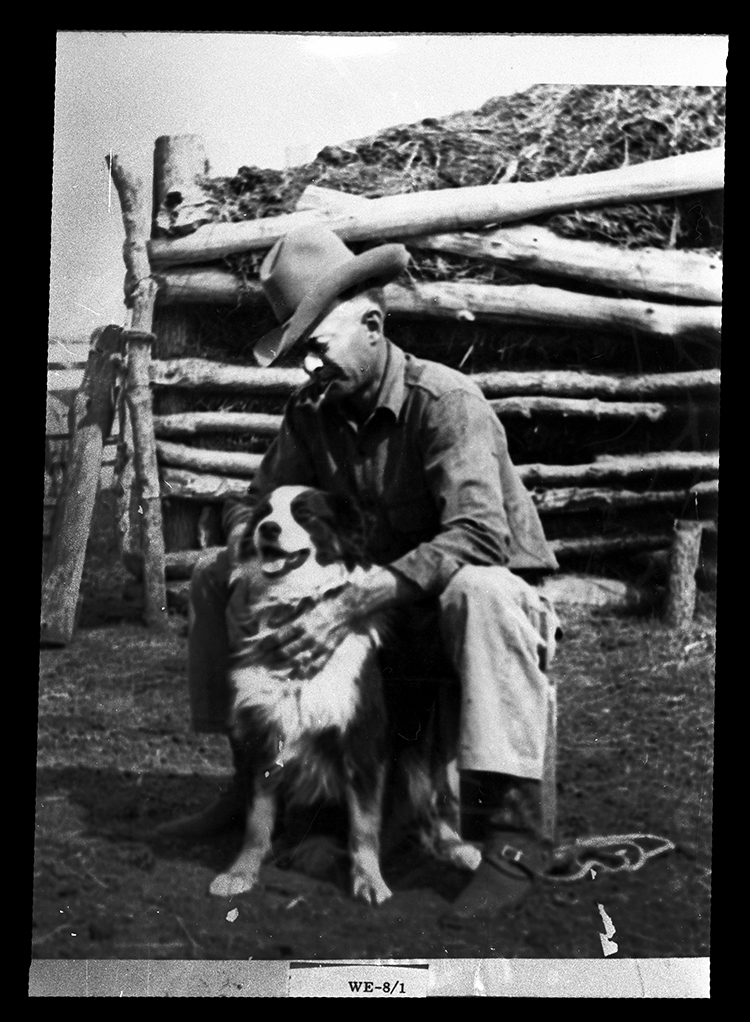 John Edgar Harding at Roosevelt's Chimney Butte Ranch